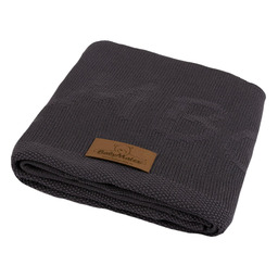 Babymatex Kocyk bambusowy 80x100 Thai grafitowy dziany dzianinowy