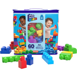 Fisher-Price Mega Bloks, Klocki 60 elementów Torba klasyczne
