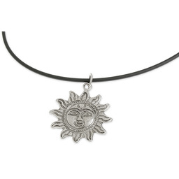 WISIOREK UŚMIECHNIĘTE SŁOŃCE talizmany kauczuk orient słońce symbole