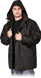 KURTKA OCHRONNA OCIEPLANA REIS ALASKA; CZARNY (7XL)