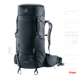 Deuter Plecak trekkingowy Aircontact Core 60+10 - Black