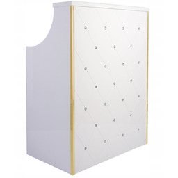 Recepcja fryzjerska lakierowana Diamond 80 cm kosmetyczna