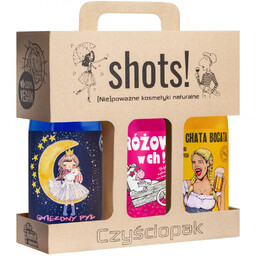 LaQ, Shots! Czyściopak Gwiezdny, zestaw żeli pod prysznic