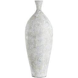 Wazon Dafni 30x79cm white grey, 30 x 79