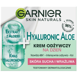 GARNIER Skin Naturals Hyaluronic Aloe Krem odżywczy