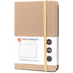 Notes w formacie A6 w kolorze khaki zadrukowany