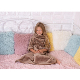 Babymatex Kocyk z mikrofibry 70x90 Kangoo mini brązowy