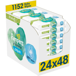 Chusteczki Nawilżane Pampers Harmonie Aqua 24 x 48