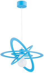 Lampa dziecięca wisząca ORLANDO BLUE E27 wys. 90cm