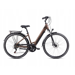 Rower elektryczny Romet Wave 1.0 504WH brązowo-czarny 17