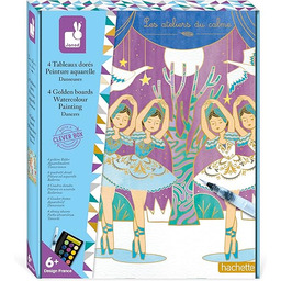 Janod - Zestaw malarstwa akwarelowego tancerzy - Warsztaty