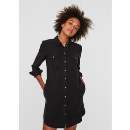 VERO MODA SUKIENKA KOSZULOWA CZARNA CASUAL XL 16EA
