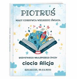 Encyklopedia z nadrukiem dla chłopca na imieniny