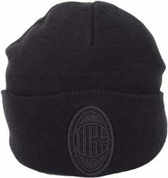 AC Milan Unisex 143045 kapelusz, czarny, jeden rozmiar