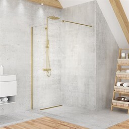 NEW TRENDY D-0190B Kabina prysznicowa VELIO SATIN GOLD