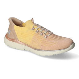 Sneakersy Rieker M5066-68 Żółte/Różowe