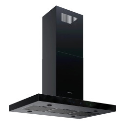 Globalo Verta Isola 90.3 H2H Czarny Okap wyspowy