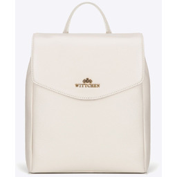 Damski plecak ze skóry naturalnej o fakturze groszkowej