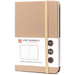 Notes w formacie A6 w kolorze khaki zadrukowany