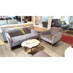 Włoski komplet C133 sofa 2-osobowa i fotel, styl