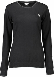 CZARNY SWETER US POLO CZARNY
