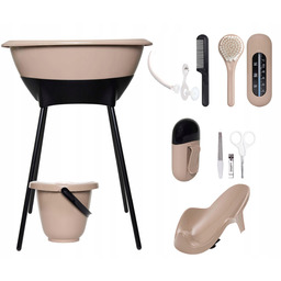 Zestaw kąpielowy 8 el. Desert taupe Luma