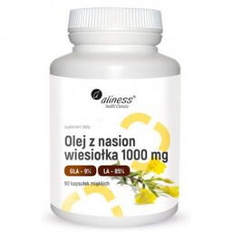 Aliness OLEJ Z NASION WIESIOŁKA 90 kapsułek -