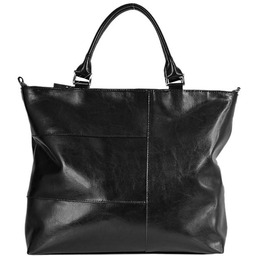 Torebka skórzana damska kuferek DAN-A T226 czarna