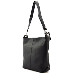 Piękna pakowna listonoszka skórzana na ramię