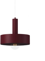 Sigma Lampa wisząca metalowa VITRUM burgundowa 1xE27 nad