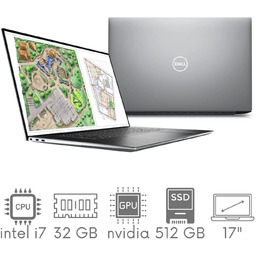 DELL Precision 5750 i7-10875H 32GB 512 SSD 17"