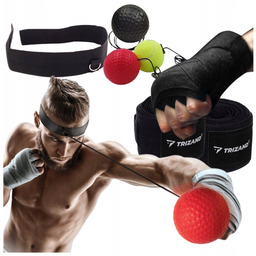 Trening Boksu Mma 3x Piłka Refleksowa Reflex Ball