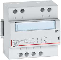 MODUŁOWY TRANSFORMATOR BEZPIECZEŃSTWA TR363 12/24 63VA Legrand 413098