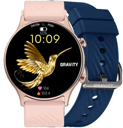 Zegarek SMARTWATCH GRAVITY GT19-6 PK/PK/BU