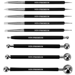 Zestaw sonda + silikonowy aplikator do zdobień wcierania