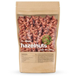 GymBeam Orzechy laskowe 500 g bez smaku