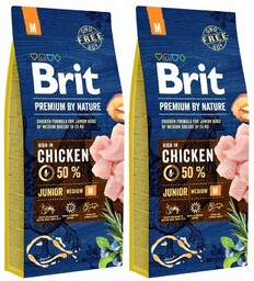 BRIT Premium By Nature Junior M 15kg +