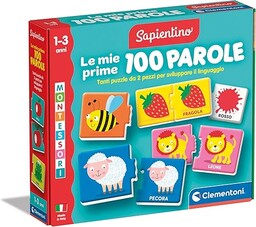Clementoni - Sapientino Prime 100 1 rok, fiszki,