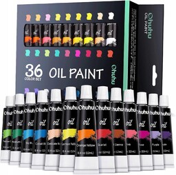 Zestaw Farby Olejne Ohuhu X 12 ML Bogaty