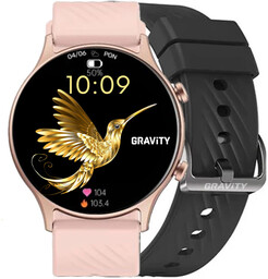 Zegarek SMARTWATCH GRAVITY GT19-4 PK/PK/BK