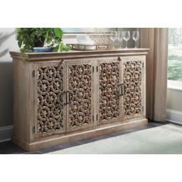 Komoda amerykańska z litego drewna, akcentowa z czarnymi