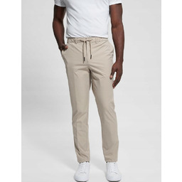 GUESS SPODNIE MĘSKIE CHINO ZE SZNURKIEM BEŻOWE 32
