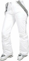 Trespass Damskie spodnie narciarskie Lohan - białe, rozmiar