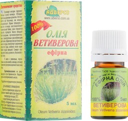 Olejek Wetiwerowy (Wetiweria), 100% Naturalny, Adverso, 5ml