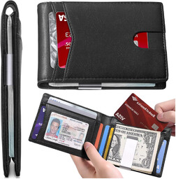 Portfel RFID Etui ochronne blokujące sygnał na karty