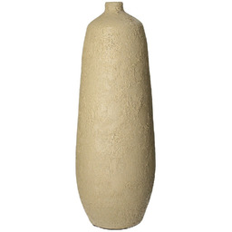 Wazon Oresti 20x52cm dark beige, 20 x 52