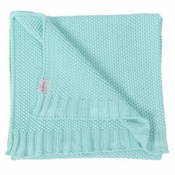 Babymatex Kocyk pled dziecięcy bawełniany 75x100 Tullu miętowy
