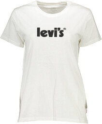 LEVIS BIAŁY T-SHIRT DAMSKI Z KRÓTKIM RĘKAWEM