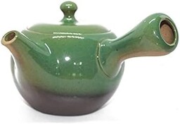 Kyusu japoński tokonam ceramiczny dzbanek do herbaty zielony