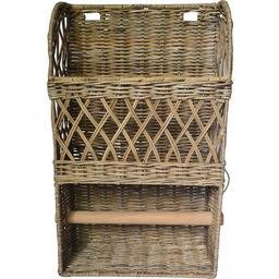 Półka Hampton Z Rattanu Uchwyt Na Ręcznik Kuchenny